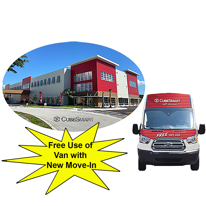 Orlando Cube Smart. Convenient with Free Van use on new move-in